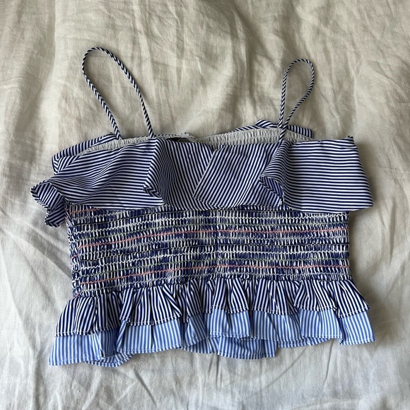 Revolve NWT Ruffled Crop Top - Picture 6 of 6
